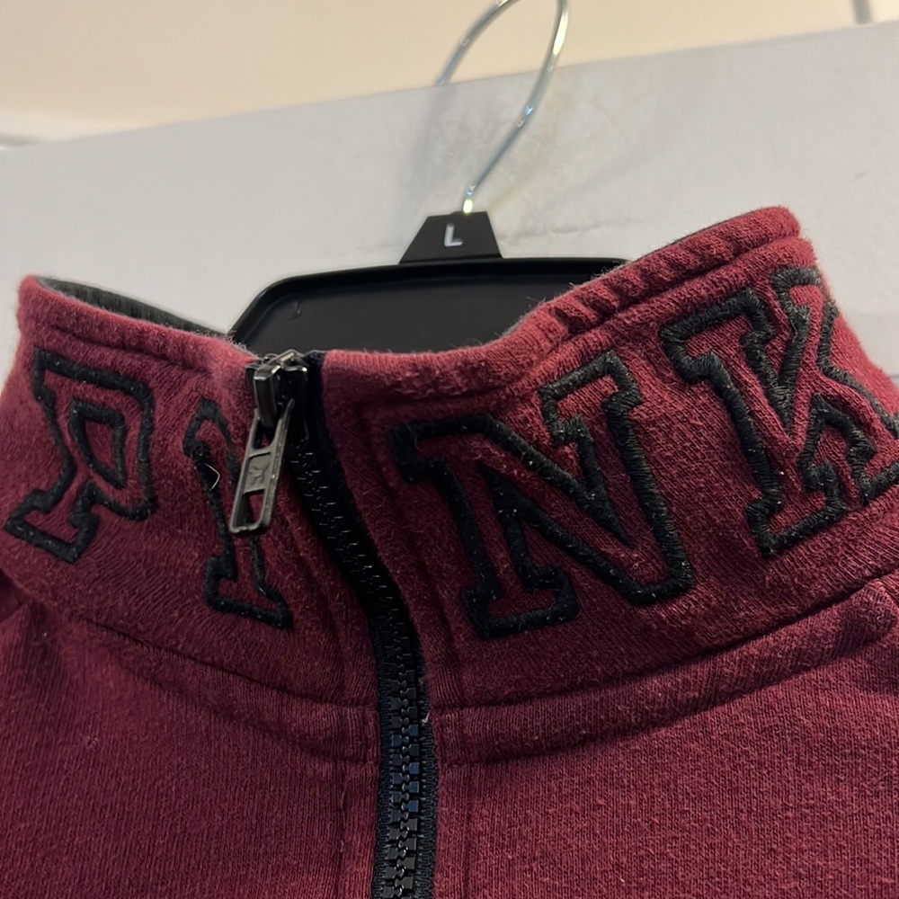 PINK woman’s half zip - Picture 2 of 4